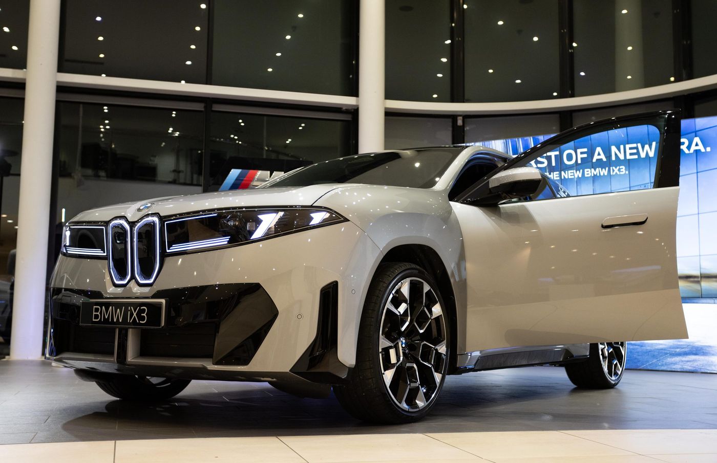 BMW on display at a motor show